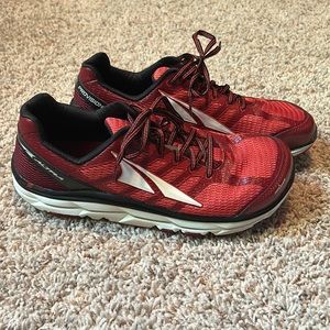 Altra Provision 3.0 Red Running Shoes. Size 10.5